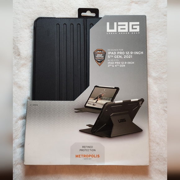 Urban Armor Gear Metropolis Series Black Case for IPad Pro 12.9" 5th Gen New - Picture 2 of 16